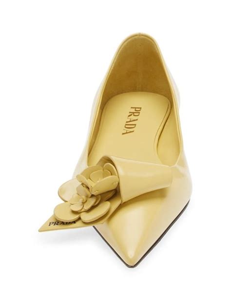 pointy toe flat prada|Prada loop pointed toe flat.